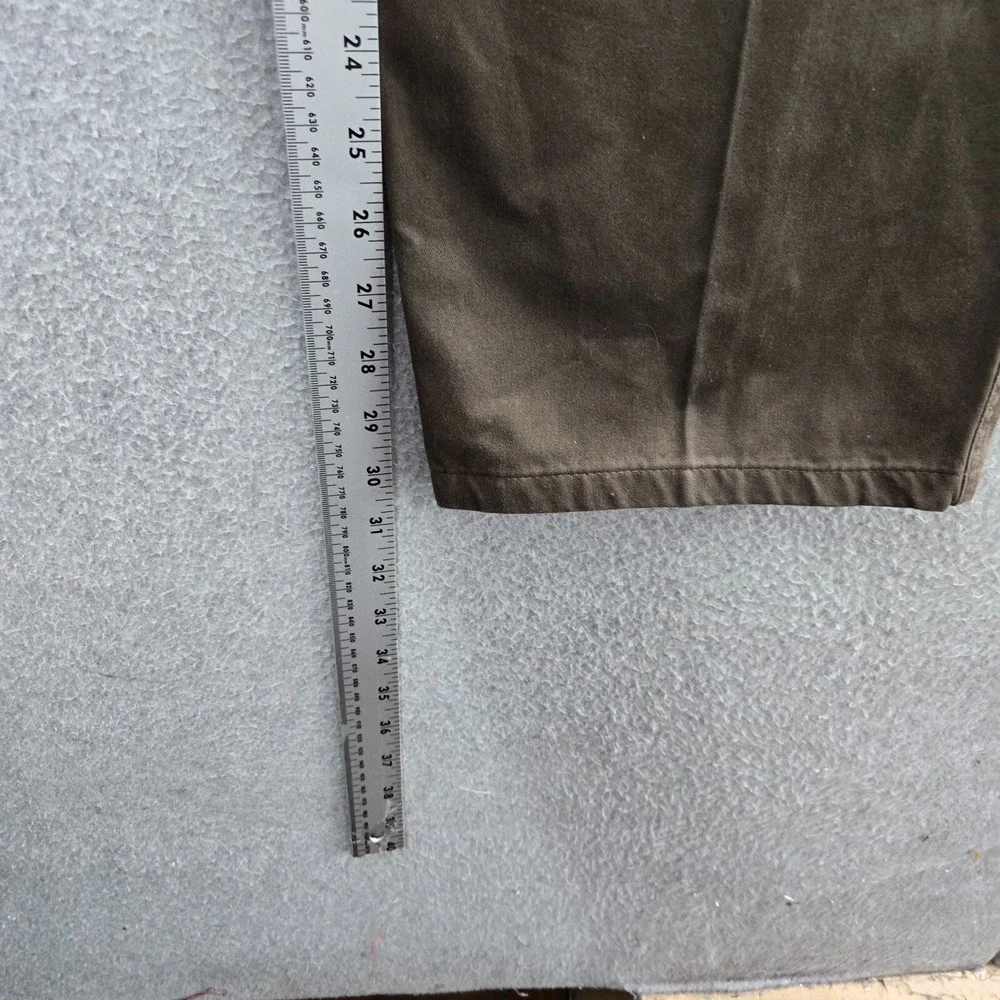Lacoste Men Pants 38 Brown Chino‎ Straight Pockets High Rise 31 in Inseam
